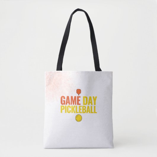 Game Day Pickleball Schoudertas | Minimal Sp Tote Bag (Voorkant)