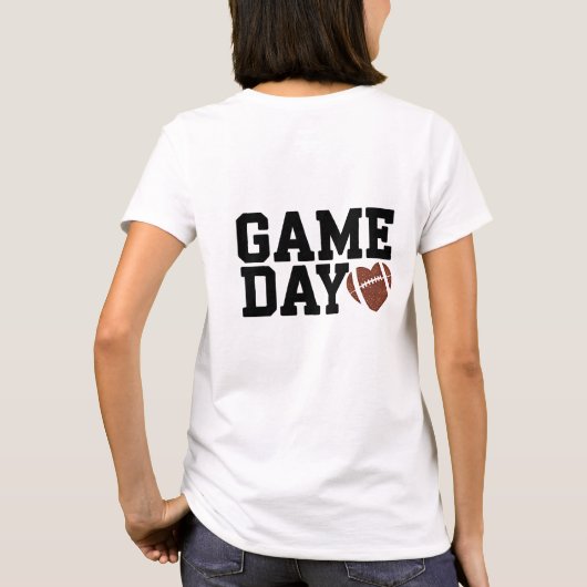 Game Day Red Football Shirt – Bold & Comfortable (Achterkant)
