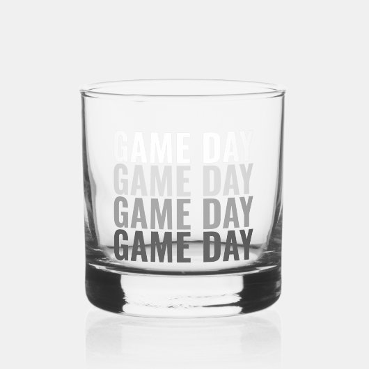 Game Day Repeat Bold Rocks Glas (Voorkant)