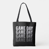 “Game Day Repeat” Stoere boodschappentas Tote Bag (Achterkant)