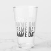 Game Day Repeat Vet Bold Pintglas Glas (Voorkant)