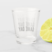 Game Day Repeat Vet Shotglas Shot Glas (Achterkant)