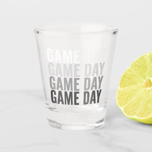 Game Day Repeat Vet Shotglas Shot Glas (Voorkant)