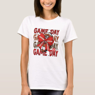 Game Day Rode Voetbalshirt – Krachtig & Comfortabe T-shirt