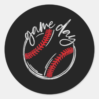 Game Day Sell Life Softll Life voor mama Ronde Sticker