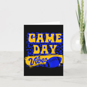 Game Day Sfeer American Football Seizoen Football Kaart