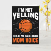 Game Day Sketll Mom Kaart (Gele Bloem)