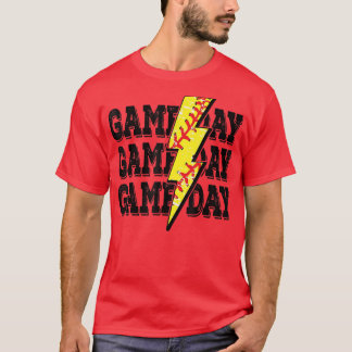 Game Day Softball, Softball Player  Gift T-shirt