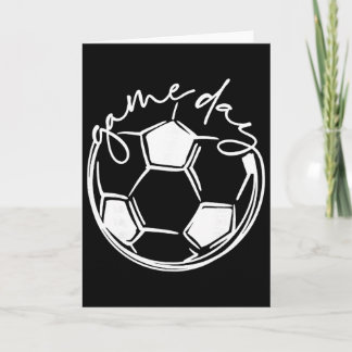 Game Day Sport Ouder Voetbal Moeder Kaart
