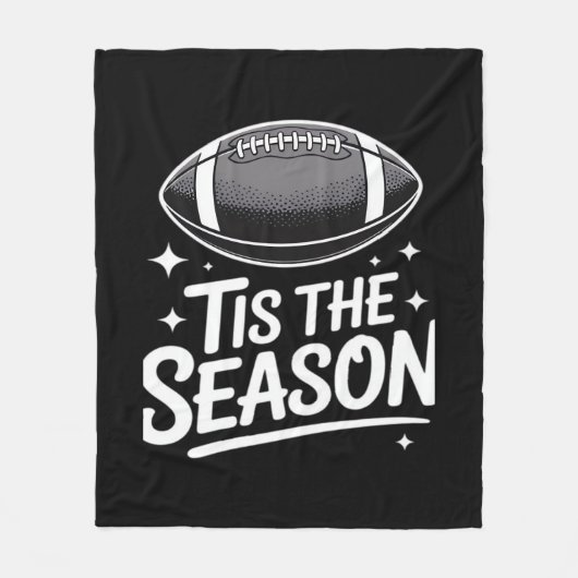 Game Day Support Football Fleece Deken (Voorkant)