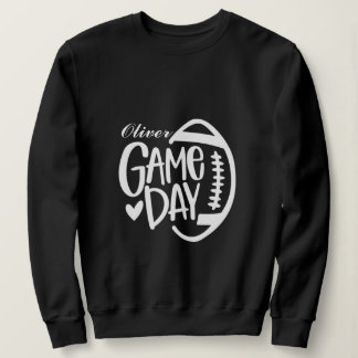 Game Day Sweatshirts Vrouwen met Kinder naam Trui