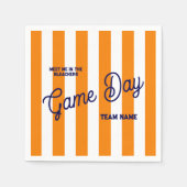 Game Day teamnaam Meet Me in het Bleachers Sinaasa Servet (Voorkant)