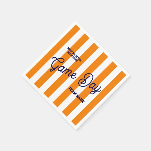 Game Day teamnaam Meet Me in het Bleachers Sinaasa Servet (Hoek)