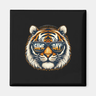 Game Day Thanksgiving Tiger Cool Touchdown Nederla Magneet