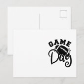 Game Day Vibes Design for Football Lovers Briefkaart (Voorkant / Achterkant)