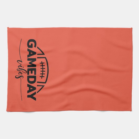 Game Day Vibes Football Fun Theedoek (Horizontaal)