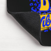 Game Day Vibes Football Season Football Blue Gold  Muismat (Hoek)