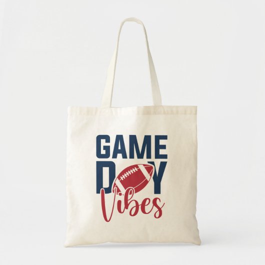Game Day Vibes Tote Bag (Voorkant)