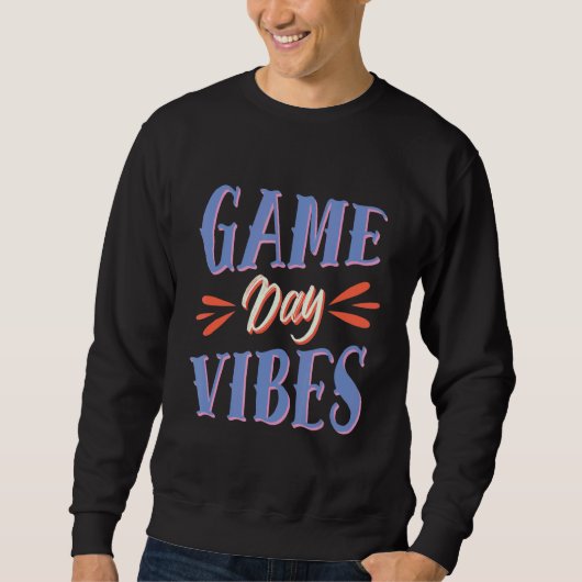 Game Day Vibes Volleybal Team Trui (Voorkant)