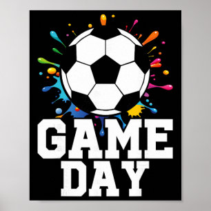 Game Day Voetbal Game Day  Poster