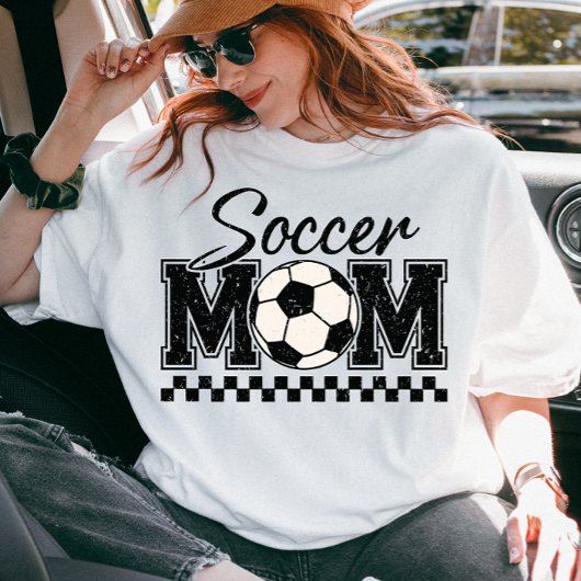 Game Day Voetbal Schattige Voetbal Mom Shirt