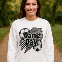 Game Day Voetbal Shirt - Leopard Lightning & Ball