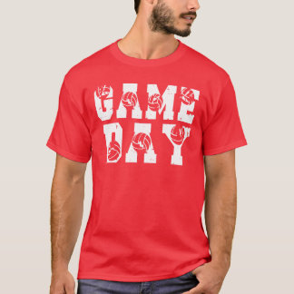 Game Day Volleyball Game Day Volleyball Fan Gifts T-shirt