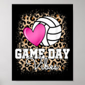 Game Day Volleyball Leopard Print Women Vol (Voorkant)