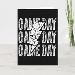 Game Day Volleyll Bliksemschicht Volleyll Mama Pap Kaart