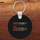 Game Designer Definition Game Programmeur Game Dev Sleutelhanger (Voorkant)