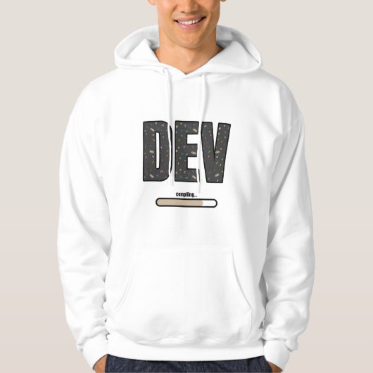 Game Dev Compiling - Bruin Compiling Hoodie (Voorkant)