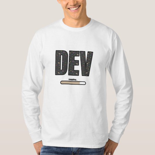 Game Dev Compiling - Bruin Compiling Hoodie T-shirt (Voorkant)
