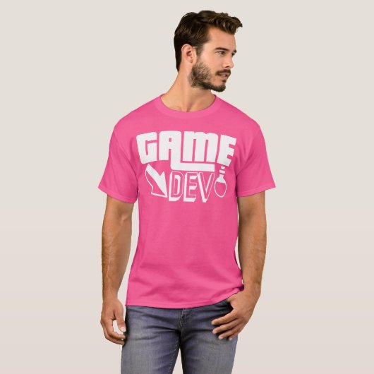 Game Dev Programmeur Gamer Level Design Software f T-shirt (Voorkant volledig)
