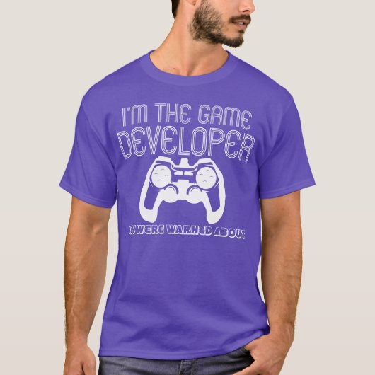 Game Developer Joke Coding Gameester Programmer fr T-shirt (Voorkant)