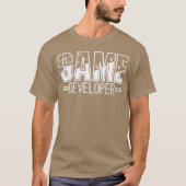 Game Developer Programmer Coder Gameplay Coding gi T-shirt (Voorkant)