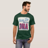 Game Devhis is mijn DNA-meisje T-shirt (Voorkant volledig)