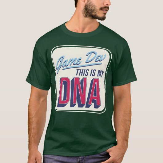 Game Devhis is mijn DNA-meisje T-shirt (Voorkant)