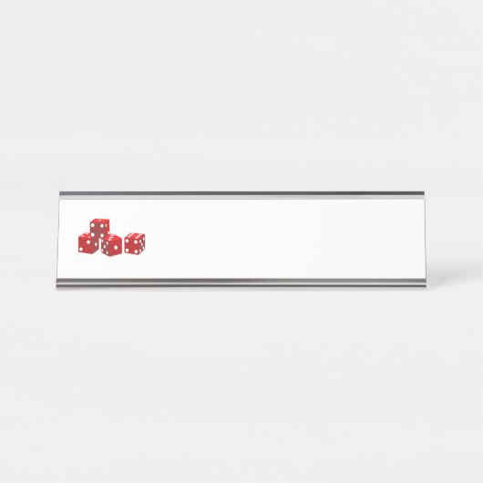 Game Dice Bureau Naambordje (Voorkant)