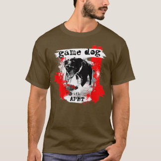 Game dog APBT American Pitbull Terrier WHITE Editi T-shirt