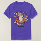 game dog meditatie t-shirt (Design voorkant)