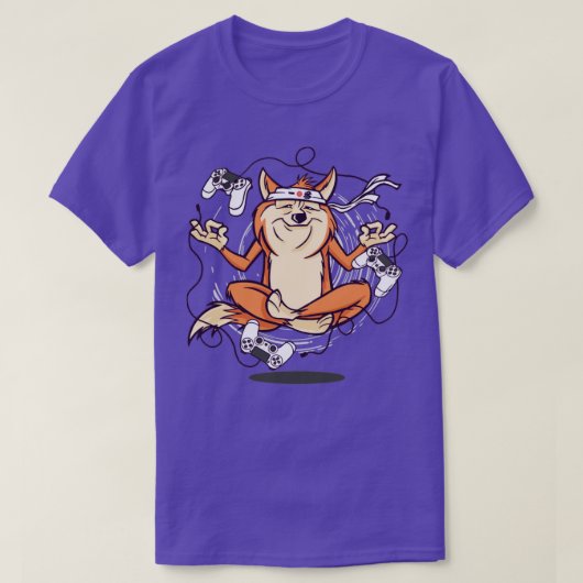 game dog meditatie t-shirt (Design voorkant)