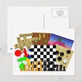 Game en Puzzle Week Briefkaart (Voorkant / Achterkant)