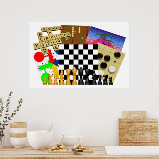 Game en Puzzle Week Poster (Keuken)