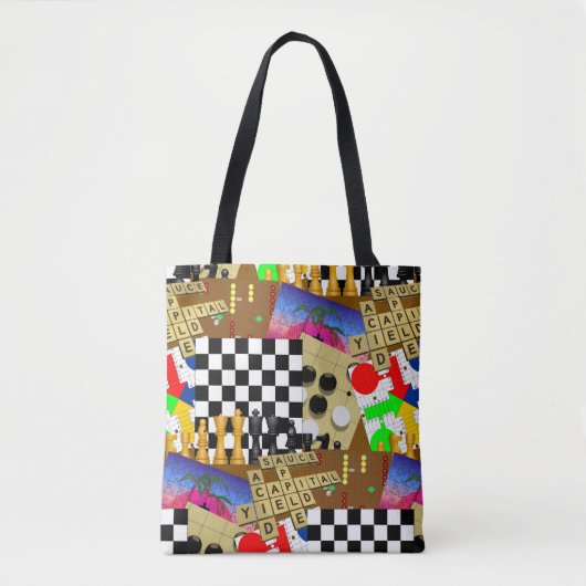 Game en Puzzle Week Tote Bag (Voorkant)
