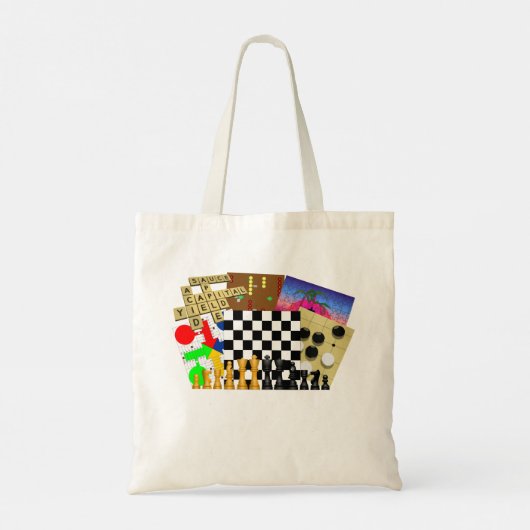 Game en Puzzle Week Tote Bag (Achterkant)