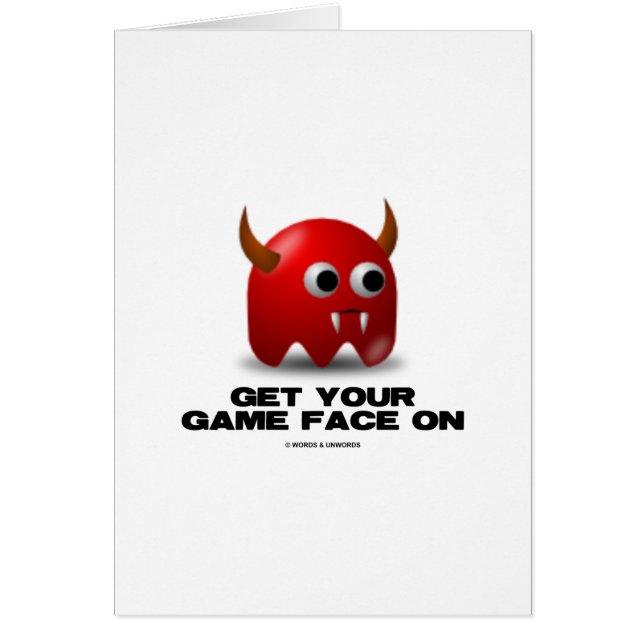 Game Face Devil (Retro Avatar) (Voorkant)