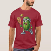 Game Face Dill — klaar om te rallyen T-shirt (Voorkant)
