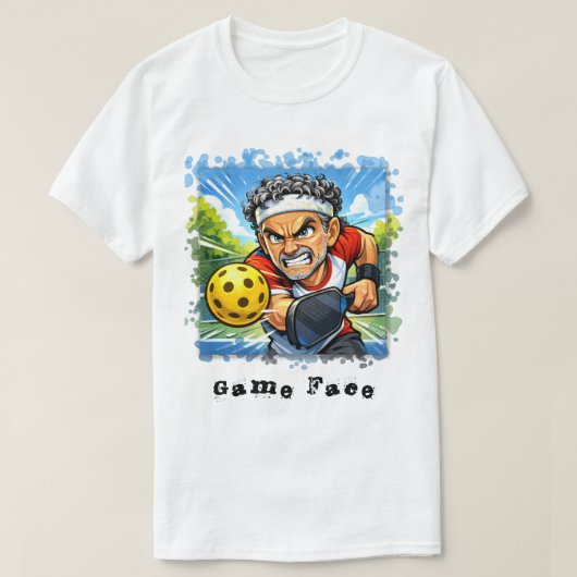 Game Face Pickleball T-shirt (Design voorkant)