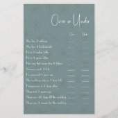 Game Flyer over of onder Couple Shower (Voorkant)