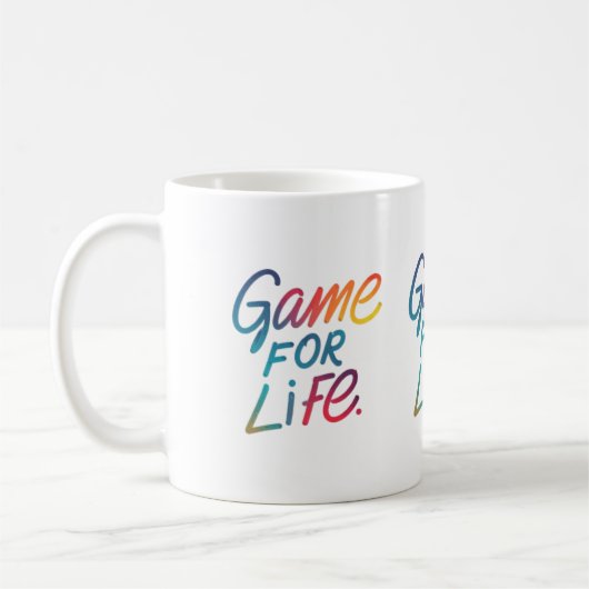 Game for Life Koffiemok (Links)